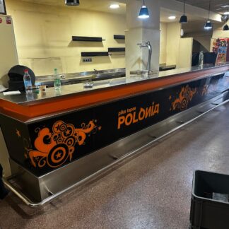 Mostrador de Bar - Barra acero inoxidable