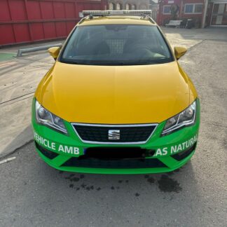 SEAT León ST Gas/Gasolina 2018 – Coche de asistencia 2 plazas con mobiliario y 124.000 km