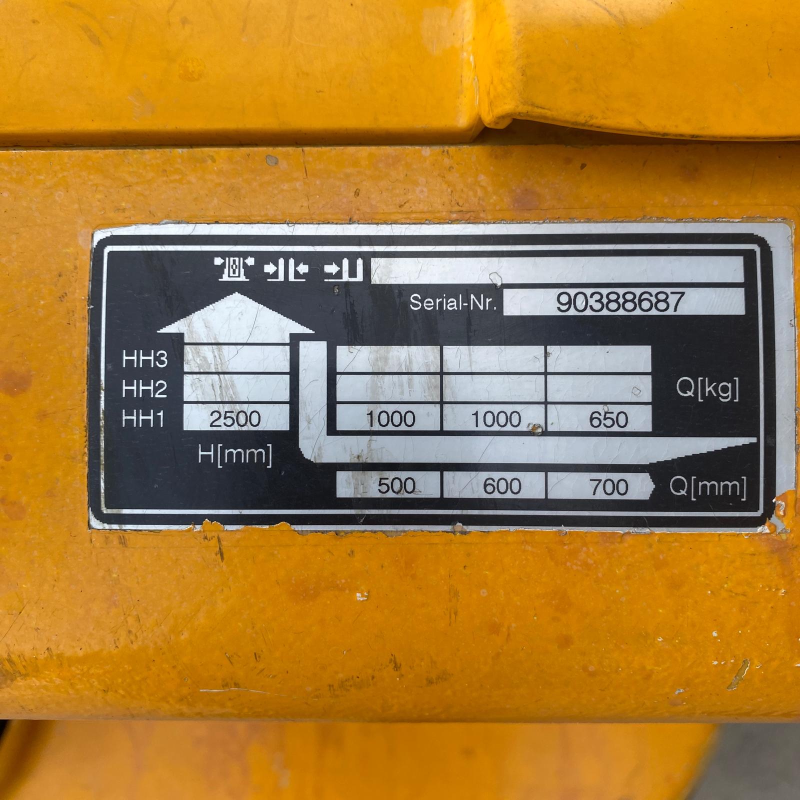 Apilador eléctrico Jungheinrich EJC 10 – 1.000 kg – Elevación 2,5 m - Imagen 4